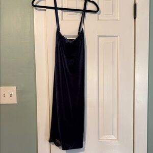 White House Black Market Navy Slip Dress